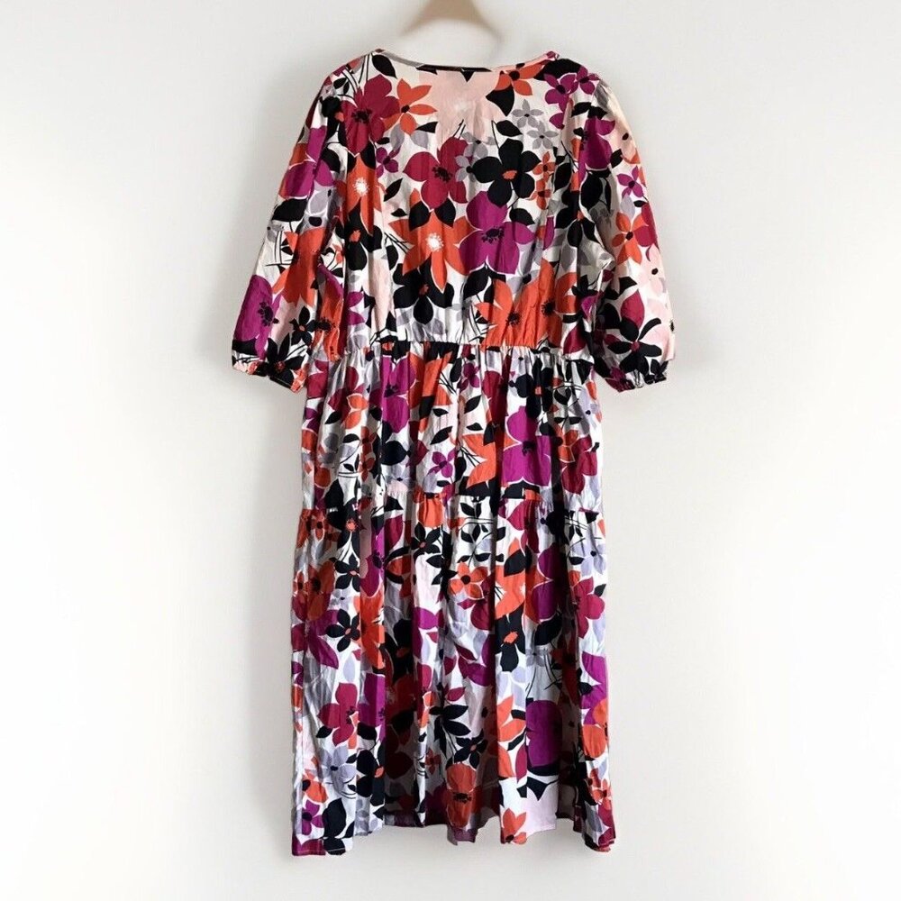 City Chic Trendy Plus Size Vintage Vibe Midi Dress Size‎ 20 - Picture 4 of 10